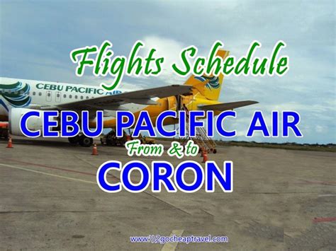 manila to coron cebu pacific|Flights from Manila (MNL) to Coron (XCN) .